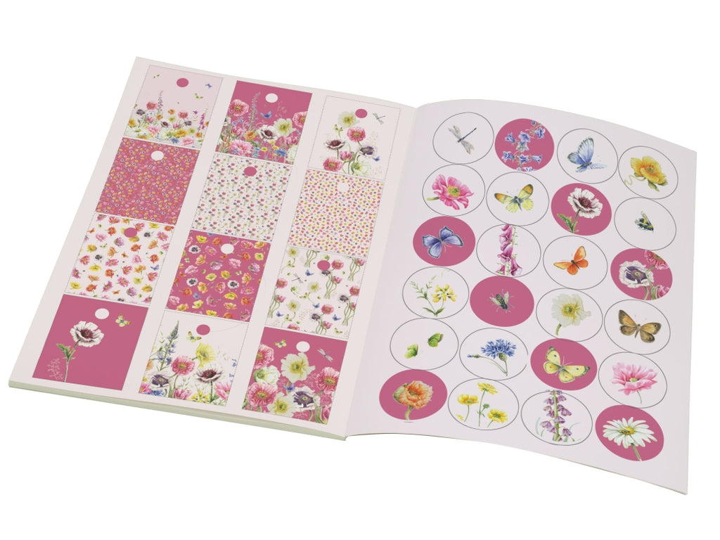 Wild Flower Field Gift Wrap Book