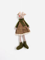 Green Tilly Mouse Hanging