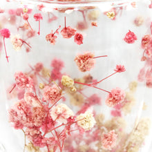 Load image into Gallery viewer, Double Walled Floral Confetti Mug Round Pink