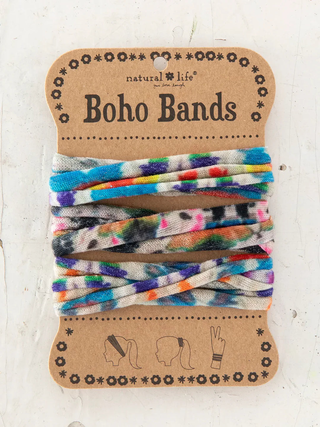 Boho Bandeau Blue Fuchsia