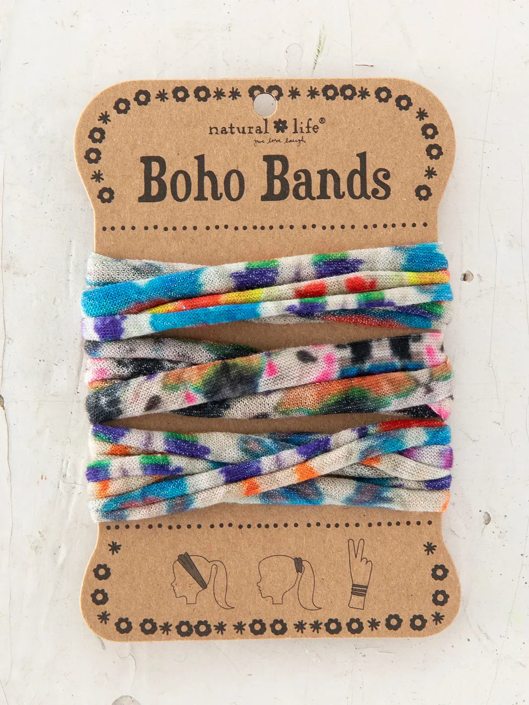 Boho Bandeau Blue Fuchsia