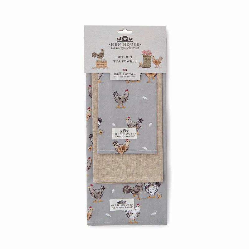 Hen House Lane 3pack Tea Towels