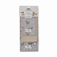 Load image into Gallery viewer, Hen House Lane 3pack Tea Towels