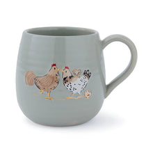 Load image into Gallery viewer, Hen House Lane Belly Mug Happy Family
