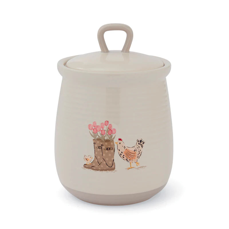 Hen House Lane Canister Wellies & Hens