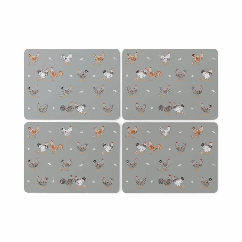 Hen House Lane Set of 4 Placemats