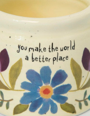 Crock Planter World Better Small