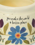 Crock Planter World Better Small