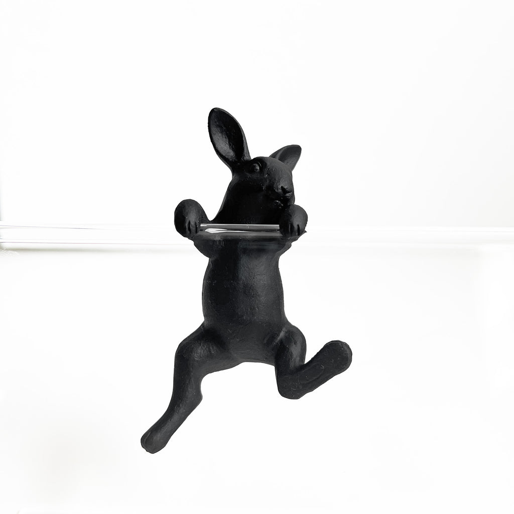 Rabbit Hanging Matt Black (KG)