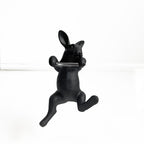 Rabbit Hanging Matt Black (KG)