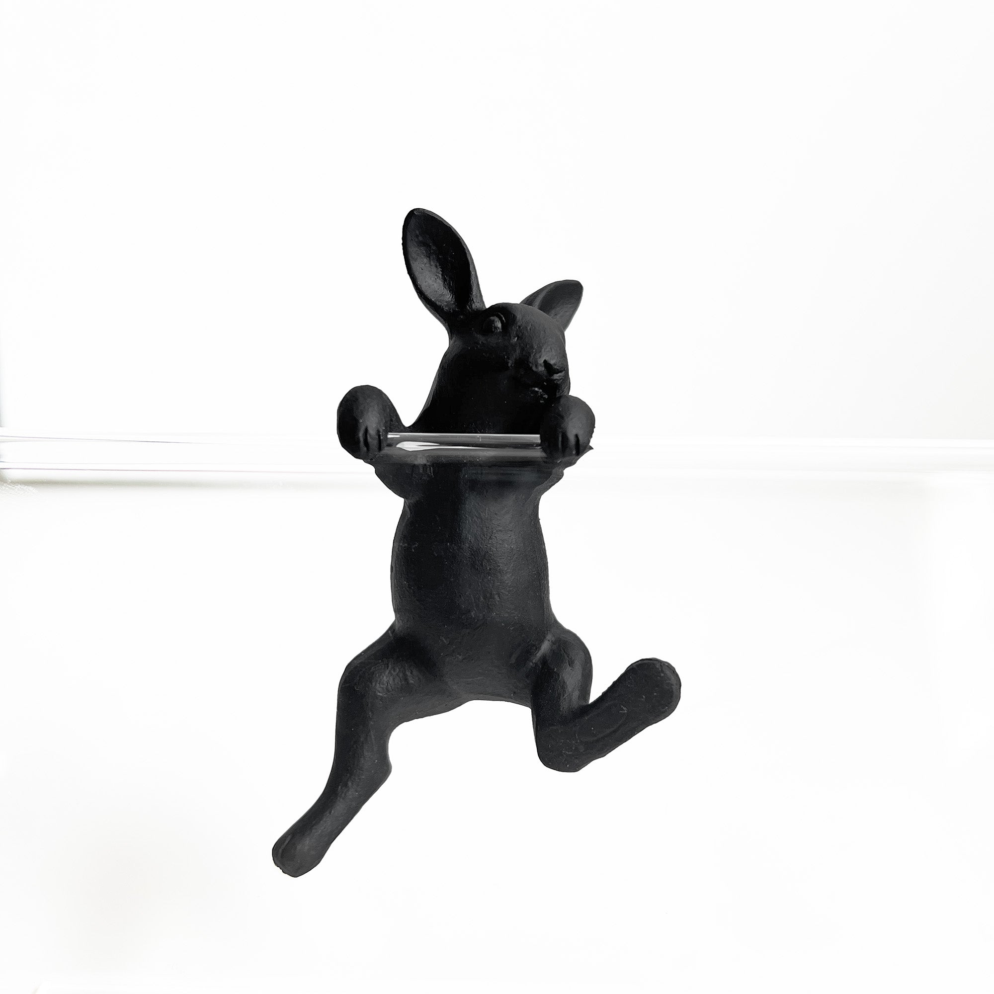 Rabbit Hanging Matt Black (KG)