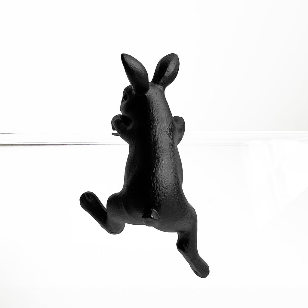 Rabbit Hanging Matt Black (KG)