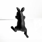 Rabbit Hanging Matt Black (KG)