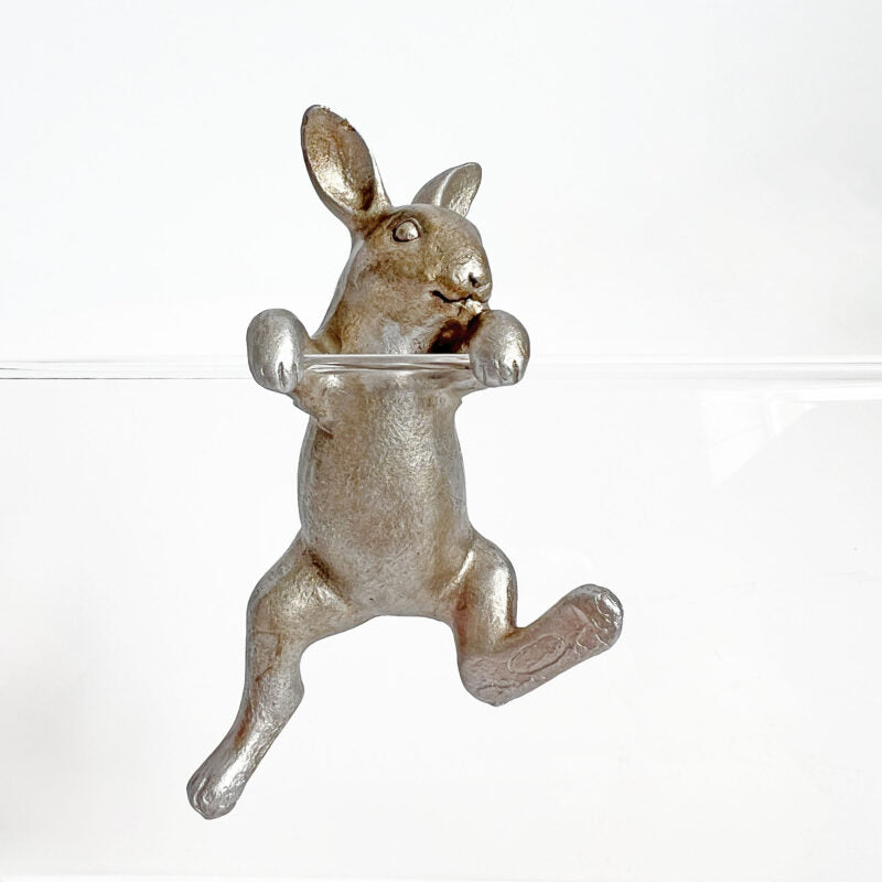 Rabbit Hanging Pewter (KG)