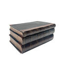 Antique Stacking Books Small Black/Brown
