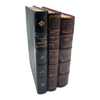 Antique Stacking Books Lge Red/Black