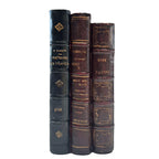 Antique Stacking Books Lge Red/Black