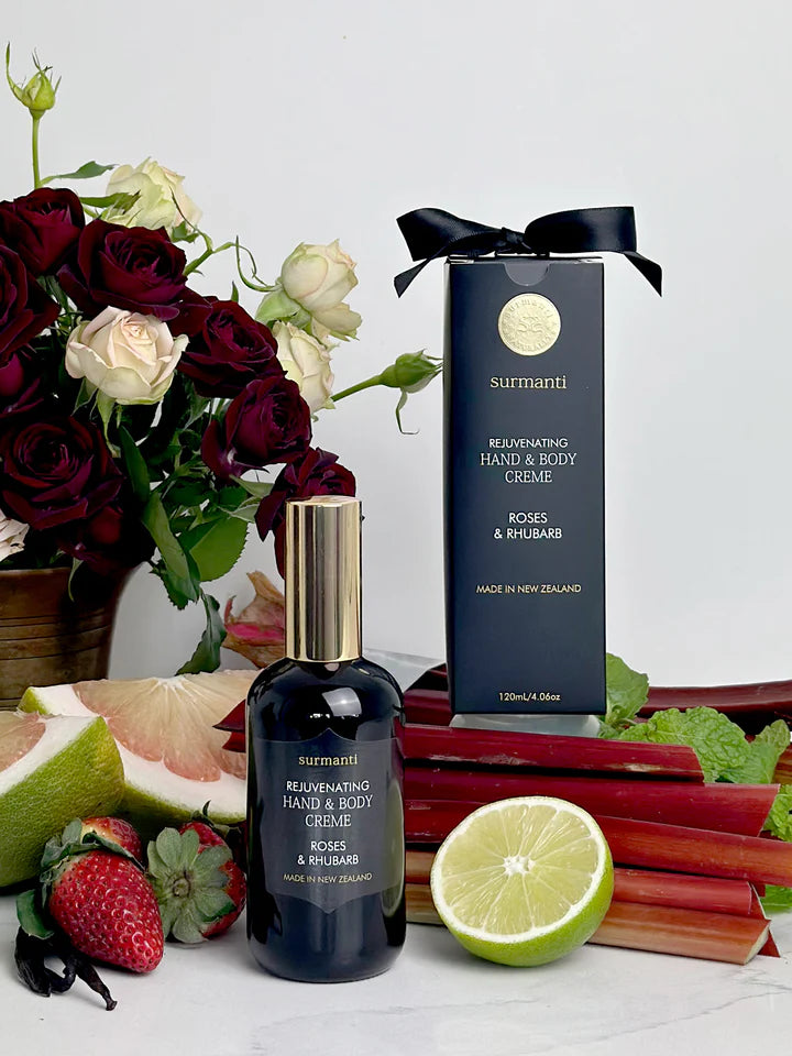 Roses & Rhubarb Hand & Body Cream 120ml