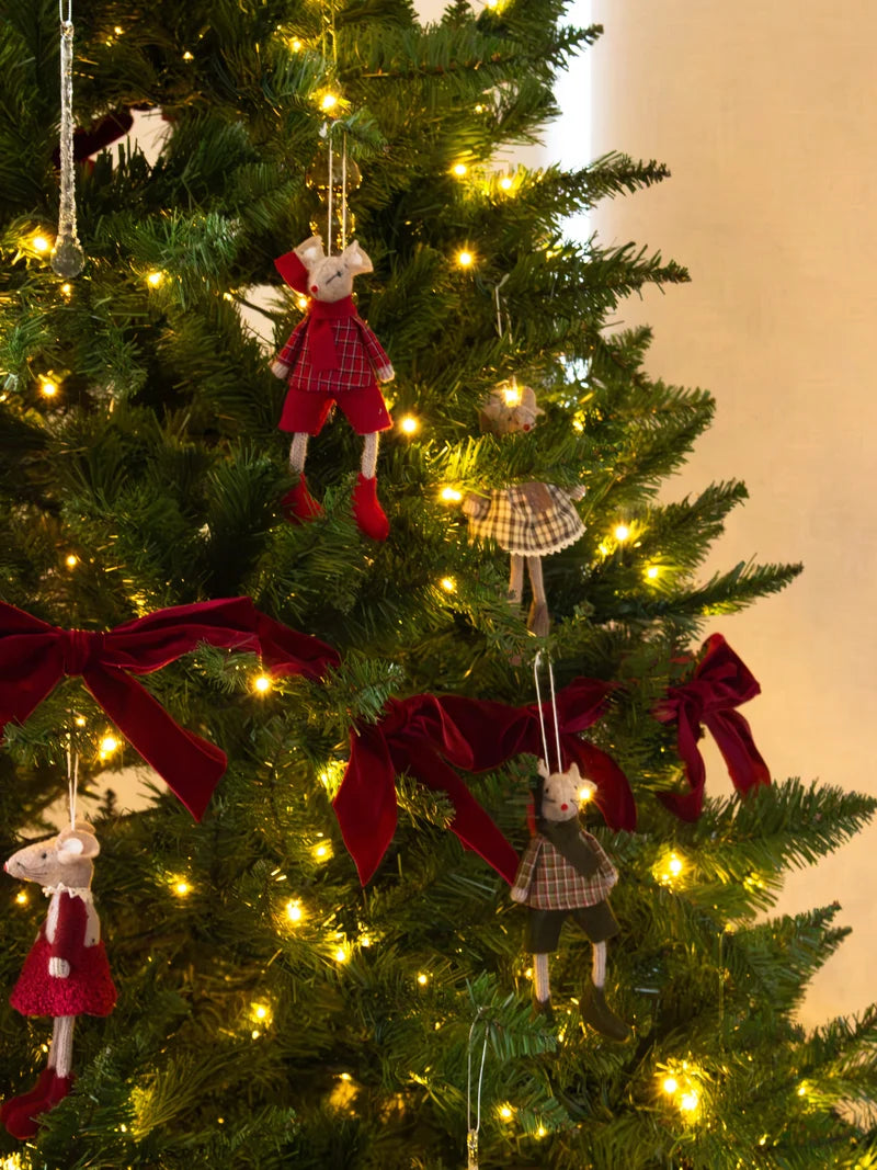 Red Edna Mouse Hanging