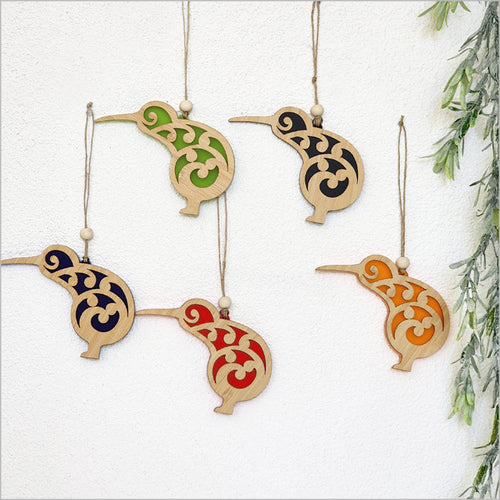 Hanging Koru Kiwi