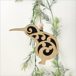 Hanging Koru Kiwi