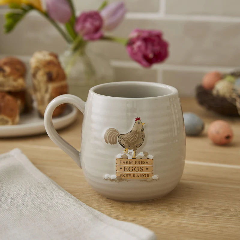 Hen House Lane Belly Mug Farm Fresh Eggs