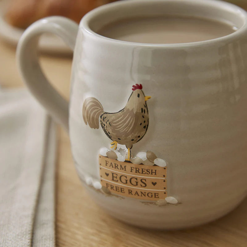 Hen House Lane Belly Mug Farm Fresh Eggs