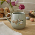 Hen House Lane Belly Mug Happy Family
