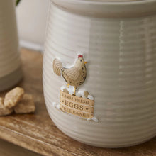Load image into Gallery viewer, Hen House Lane Canister Farm Fresh Eggs