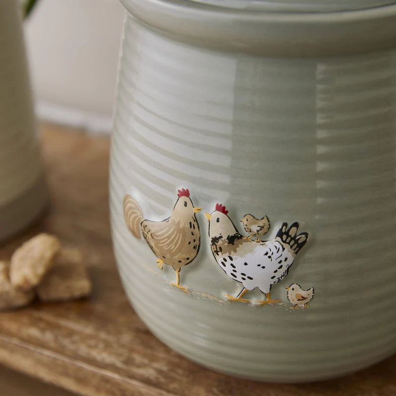 Hen House Lane Canister Happy Family