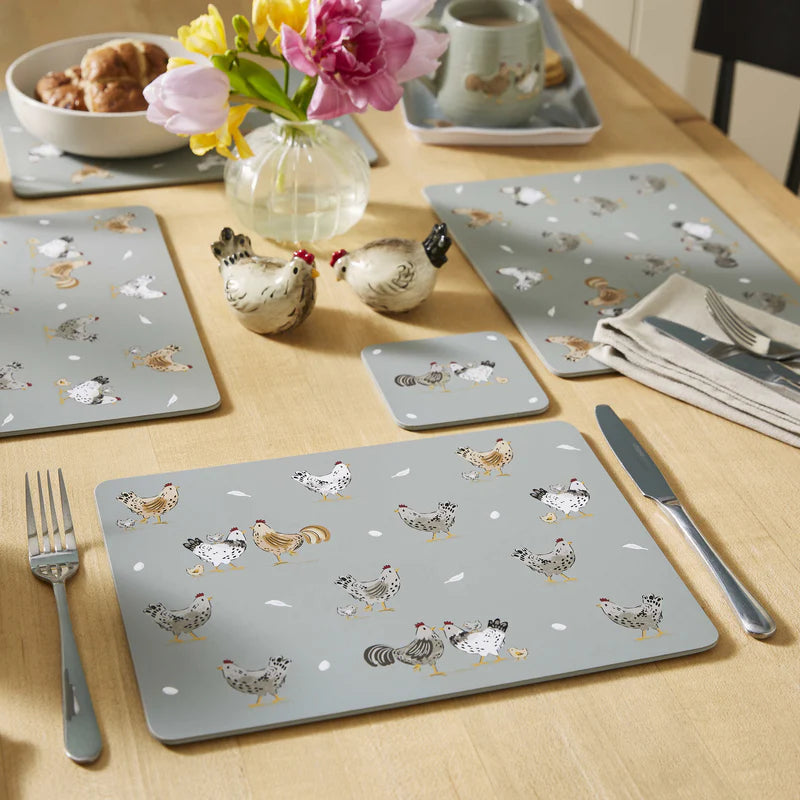 Hen House Lane Set of 4 Placemats