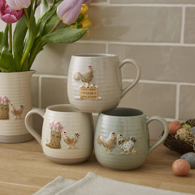 Hen House Lane Belly Mug Farm Fresh Eggs