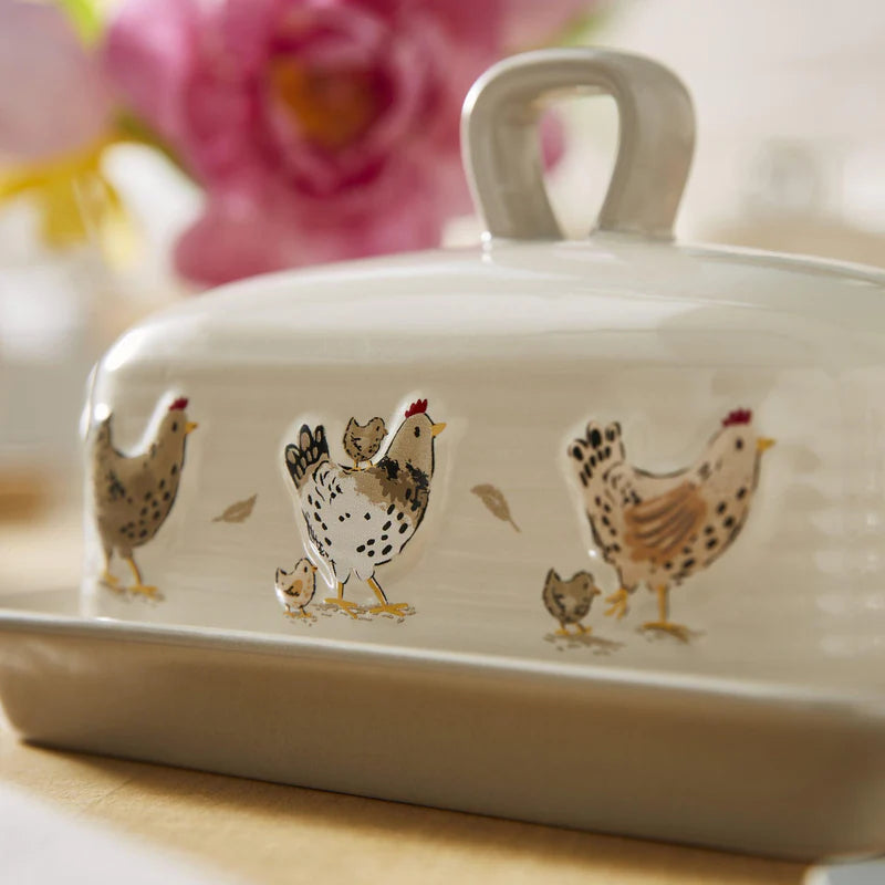 Hen House Lane Butter Dish