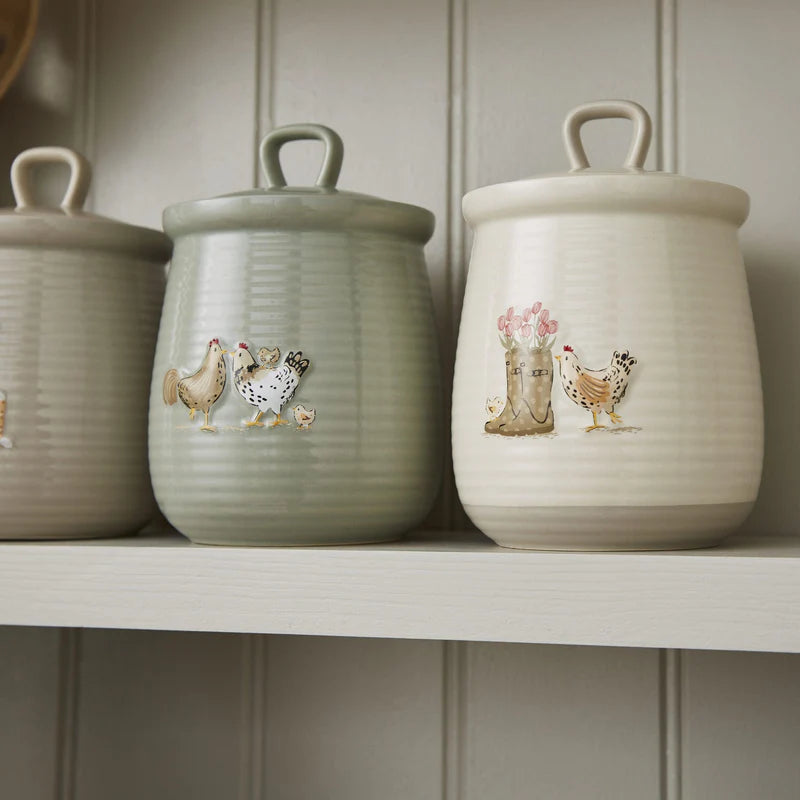 Hen House Lane Canister Wellies & Hens