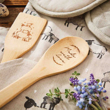 Load image into Gallery viewer, Highland Sheep Set of 3 Bamboo Utensils