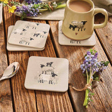 Load image into Gallery viewer, Highland Sheep Set of 4 Coasters