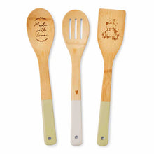 Load image into Gallery viewer, Highland Sheep Set of 3 Bamboo Utensils