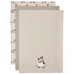 Highland Sheep 3pk Tea Towels