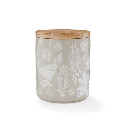 Homestead Ceramic Canister Beige