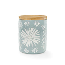 Load image into Gallery viewer, Homestead Ceramic Canister Grey/Blue