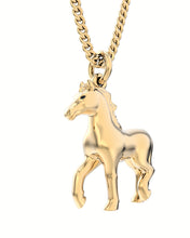 Load image into Gallery viewer, Horse 18K Gold Plated Necklace