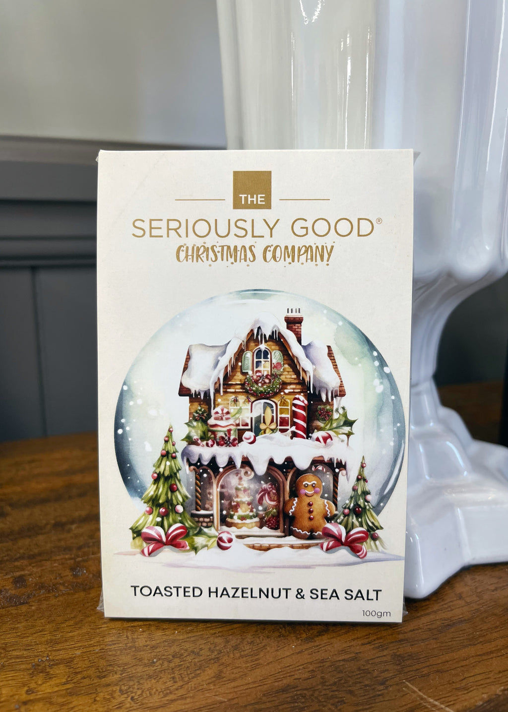 Vintage Christmas Santa Hazelnut Sea Salt