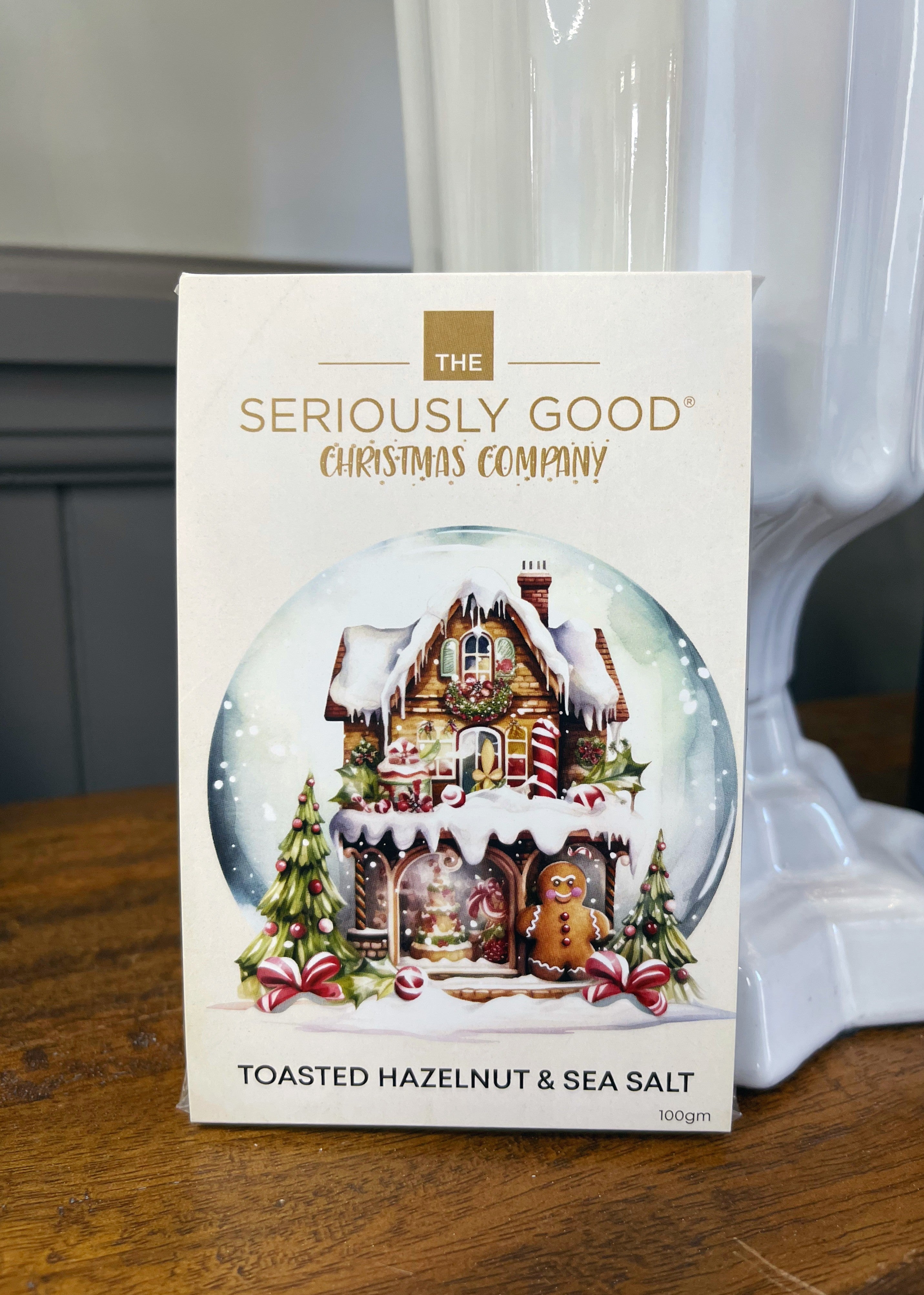 Vintage Christmas Santa Hazelnut Sea Salt