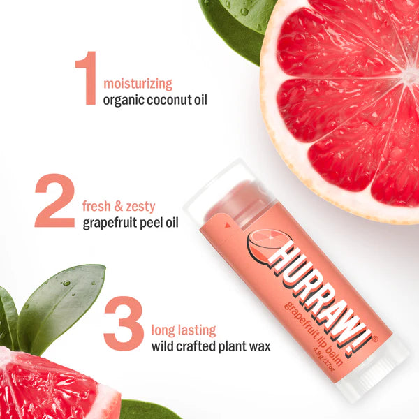 Hurraw Lip Balm Grapefruit