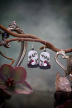 The Mourning Bloom Handcrafted Earrings