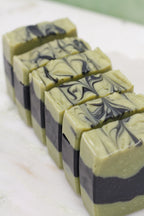 Charcoal and Mint Handcrafted Soaps