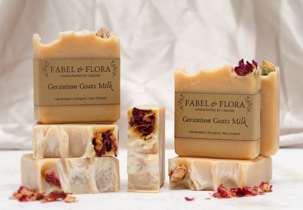 Geranium Goats Milk Handcrafted Soap