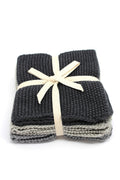Wash Cloths Set of 3 Grey