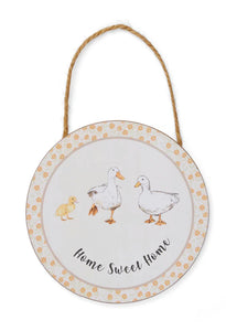 Buttercup Farm Home Sweet Home Round Plaque