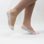 Honeydew Lace Sockettes 3pack White